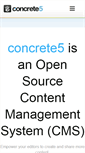 Mobile Screenshot of concrete5.org